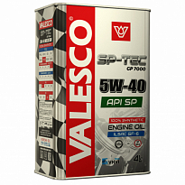VALESCO SP-TEC Масло моторное синтетическое GP 7000 API SP ILSAC GF-6 5W-40 4л /12шт